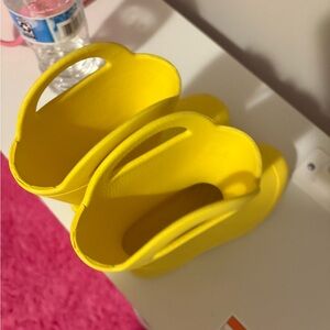 Bright Yellow Rain Boots